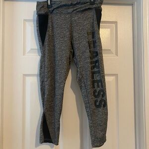 Ladies Grey Active 'Fearless' Leggings